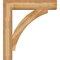 Ekena Millwork Thorton Block Rough Sawn Bracket w/ Offset Brace, Western Red Cedar, 8"W x 36"D x 40"H BKT0806X36X40THR05RWR - alternate 2